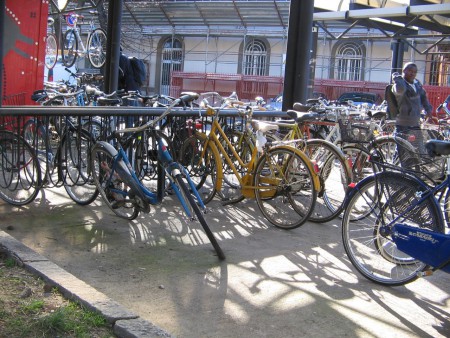Zona de bicis de BERGAMO